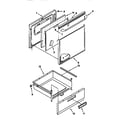 Whirlpool RF360BXDN0 door and drawer diagram