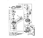 Whirlpool DU980QPDB0 pump and motor diagram