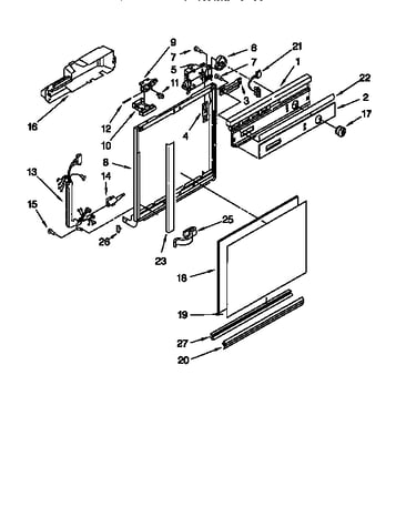 Frame and console
