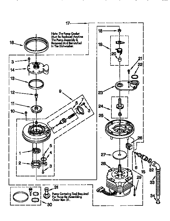 PUMP AND MOTOR