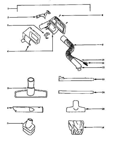 Hose and attachments