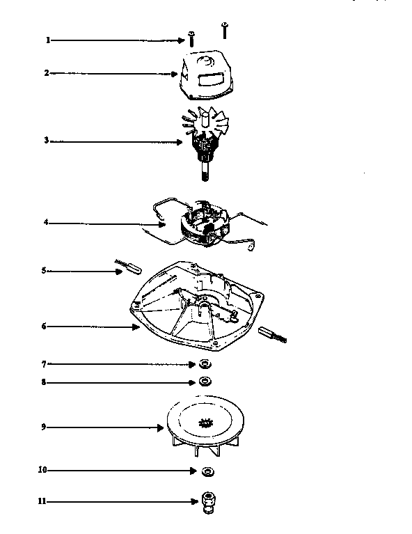 Motor and fan assembly