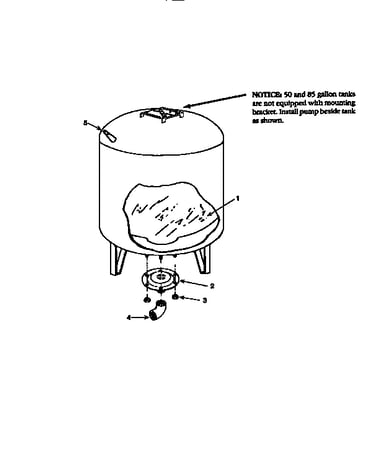 Captive air tank