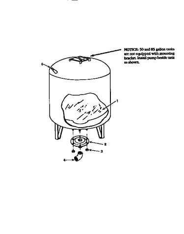 Captive air tank