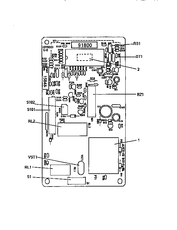 POWER AND CONTROL BOARD