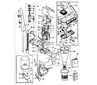 Kenmore 2043499990 handle and attachments diagram