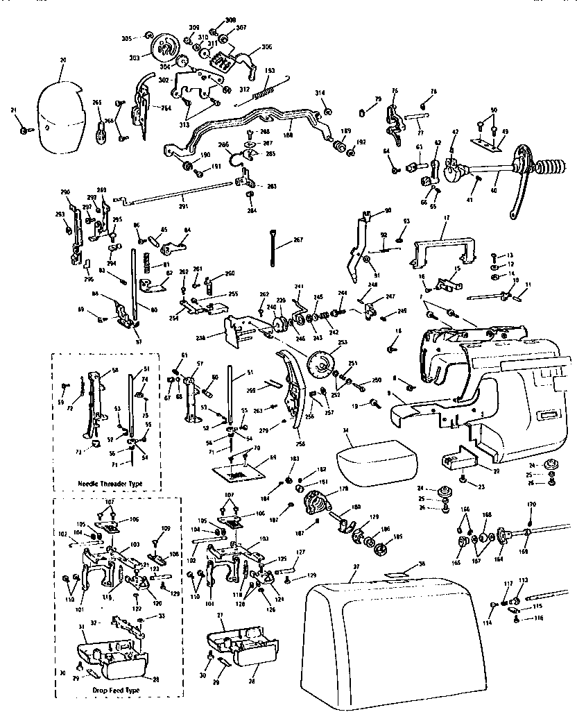Left side assembly