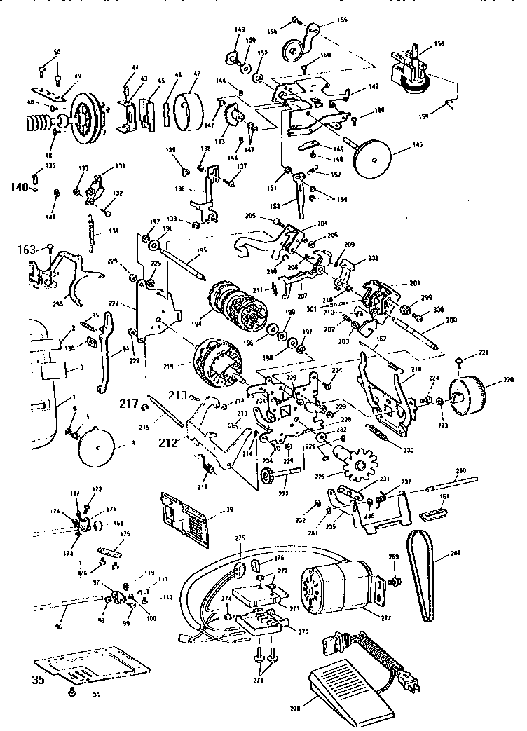 Right side assembly