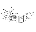 Kenmore 3639537854 dispenser diagram