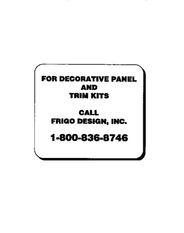 Decorative panel and trim kits