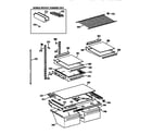 Kenmore 3639751689 shelf parts diagram