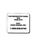 Decorative panel and trim kits