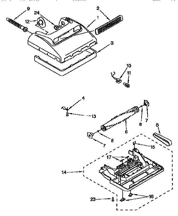 Nozzle and motor