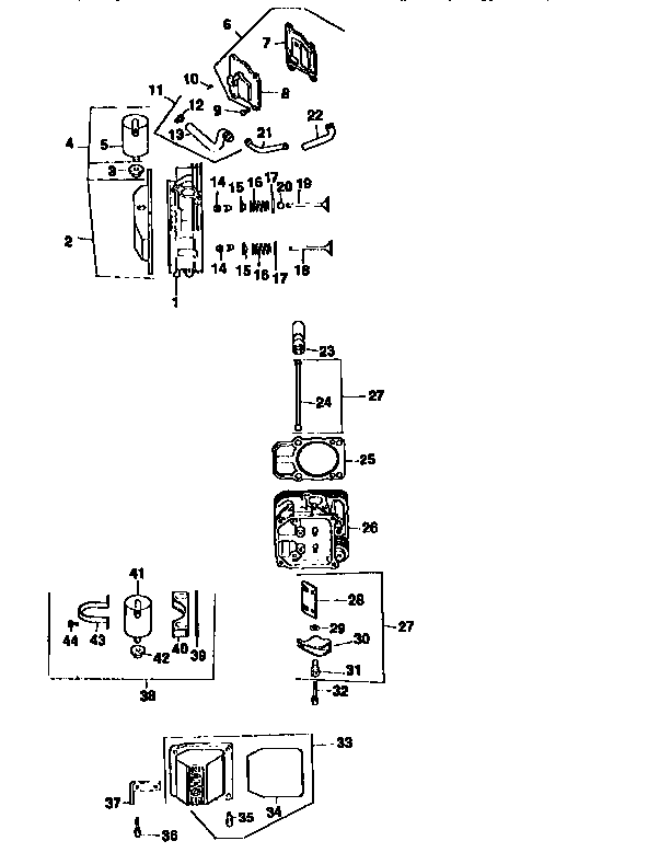 CYLINDER HEAD, VALVE AND BREATHER