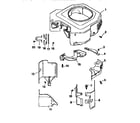 Craftsman 917250541 blower housing and baffles diagram