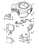 Blower housing and baffles