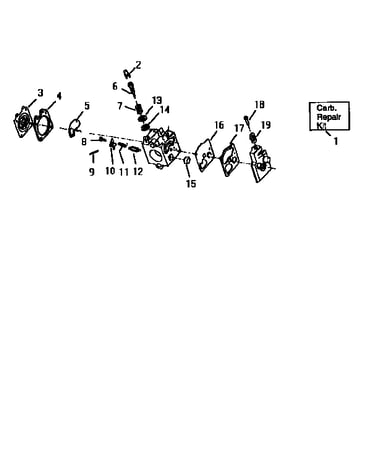 Carburetor asy 530-069730 (wa219-b)