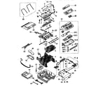 Brother FAX1550MC cabinet assembly diagram