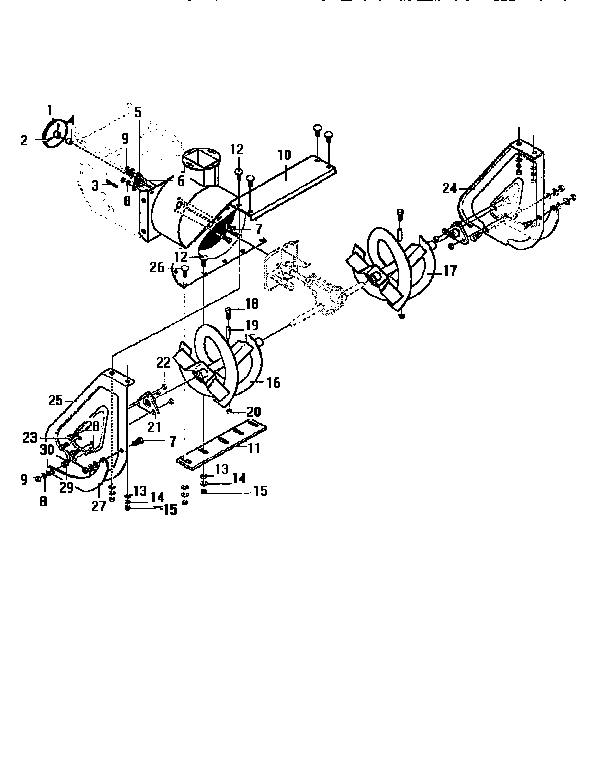 Auger housing