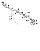 Chute control rod