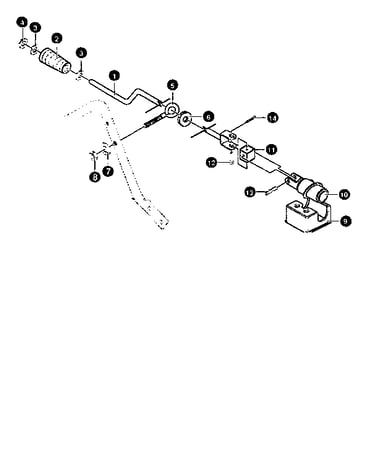 Chute control rod