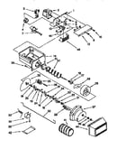 Motor and ice container