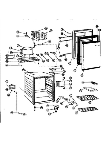 Compact refrigerator