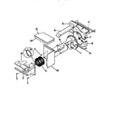 Kenmore 2539751870 fan and motor diagram