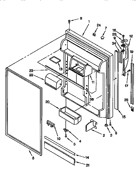 REFRIGERATOR DOOR