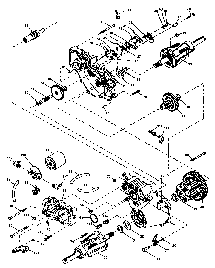 Hydro gear transaxle 210-3010