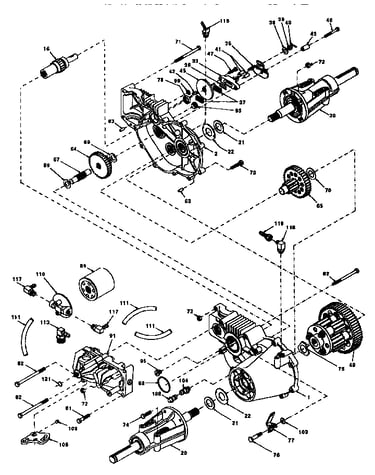 Hydro gear transaxle 210-3010