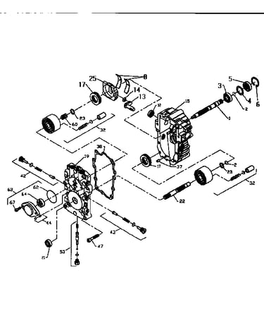 Hydro gear pump bu-10l-118