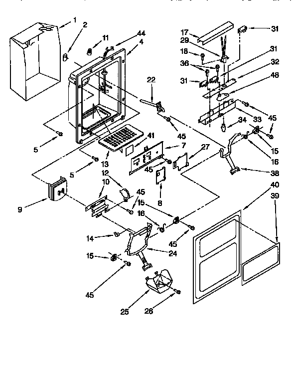 DISPENSER FRONT