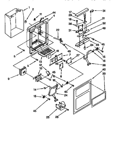 Dispenser front