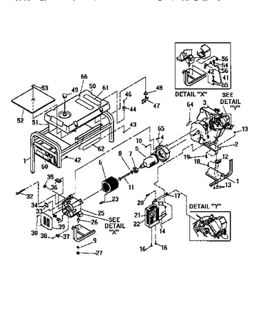 Rotor and stator assy.