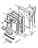 Refrigerator door