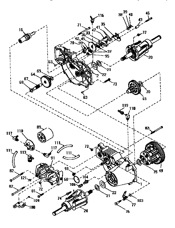 HYDRO GEAR TRANSAXLE 210-3010