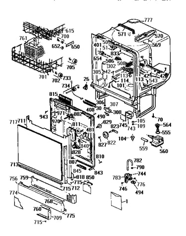 Body and door assembly
