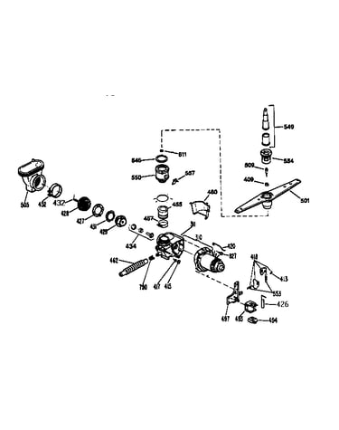 Motor pump mechanism