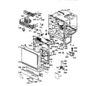 Kenmore 3631656991 body and door assembly diagram
