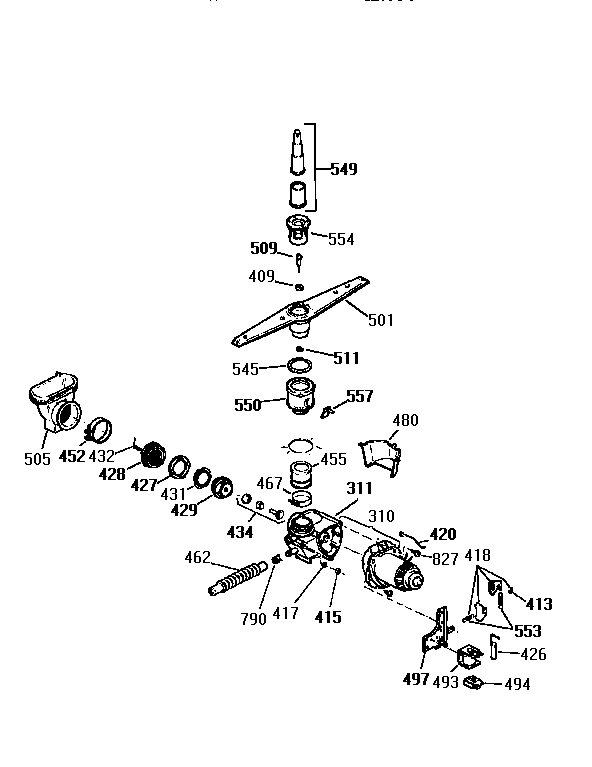 Motor pump mechanism