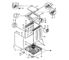 Kenmore 41799576100 cabinet assembly diagram