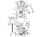 Kenmore 41799576100 inner and outer tub diagram