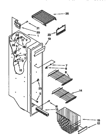 Freezer liner