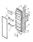 Refrigerator door