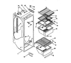 Kenmore 1069459081 refrigerator liner diagram