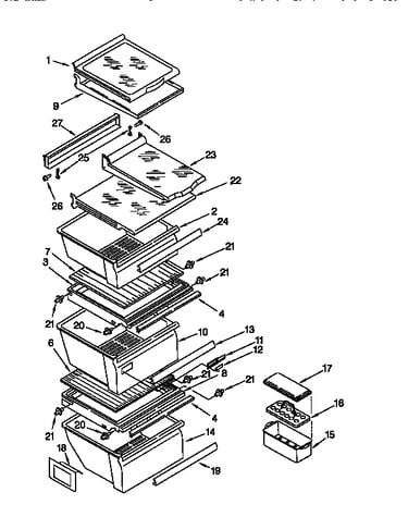 Refrigerator shelf