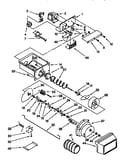 Motor and ice container
