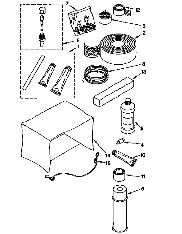 OPTIONAL PARTS (NOT INCLUDED)