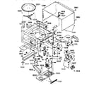 GE JE1238TWH01 oven and cabinet diagram